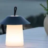 Outdoor-Tischlampe „Eloura“ – in Beige und Schwarz mit 3 Helligkeitsstufen