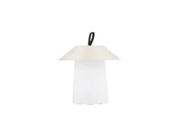 Outdoor-Tischlampe „Eloura“ – in Beige und Schwarz mit 3 Helligkeitsstufen