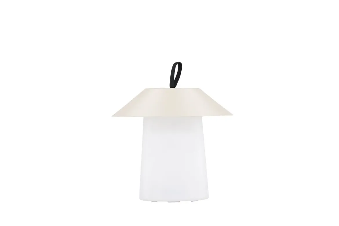 Outdoor-Tischlampe „Eloura“ – in Beige und Schwarz mit 3 Helligkeitsstufen