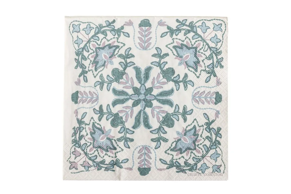 Papierservietten Florine – 33 × 33 cm, 20 Servietten - florales Design