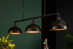 Pendelleuchte „Aurina“ – Industrial Design mit Kettenaufhängung und 3 Leuchten