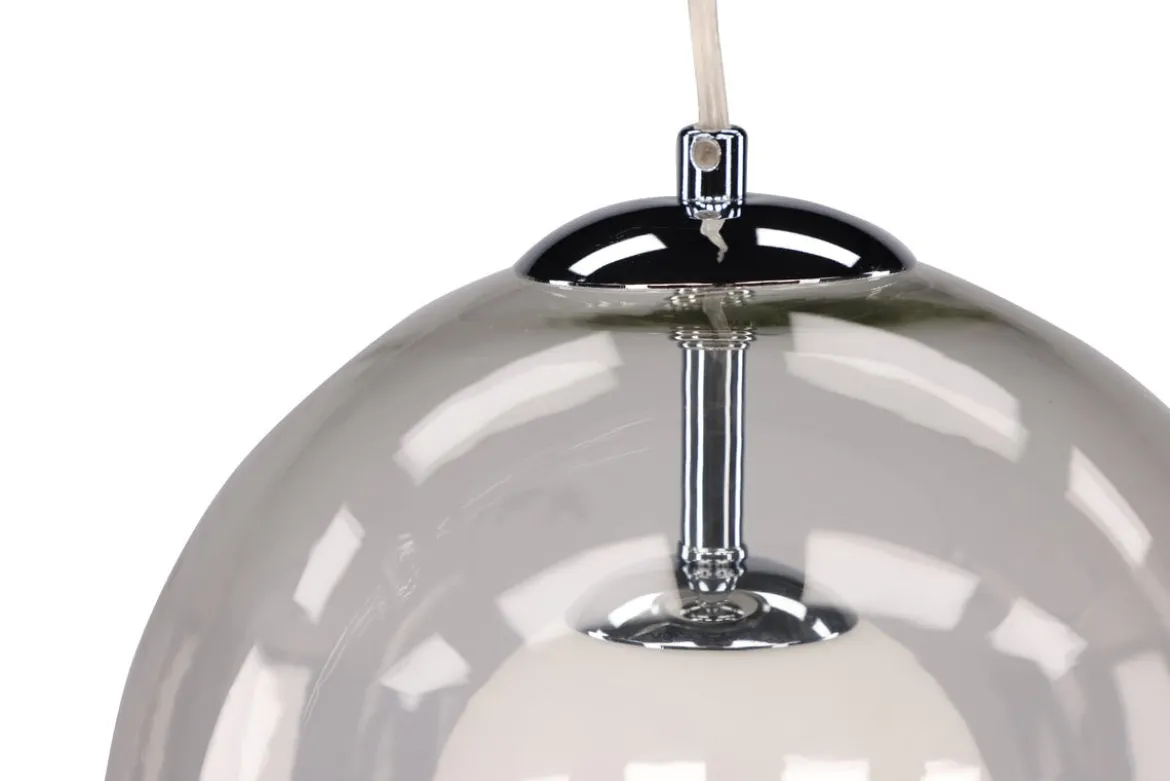 Pendelleuchte „Chobe" – Mit transparentem Lampenschirm aus Glas