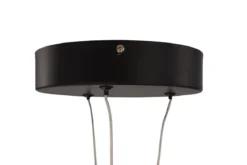 Pendelleuchte „Durban“ – Rahmen aus schwarzem Aluminium und LED-Leuchten