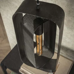 Pendelleuchte „Evelis“ – Gestuft mit 3 Leuchten mit drehbaren Gitter-Lampenschirmen