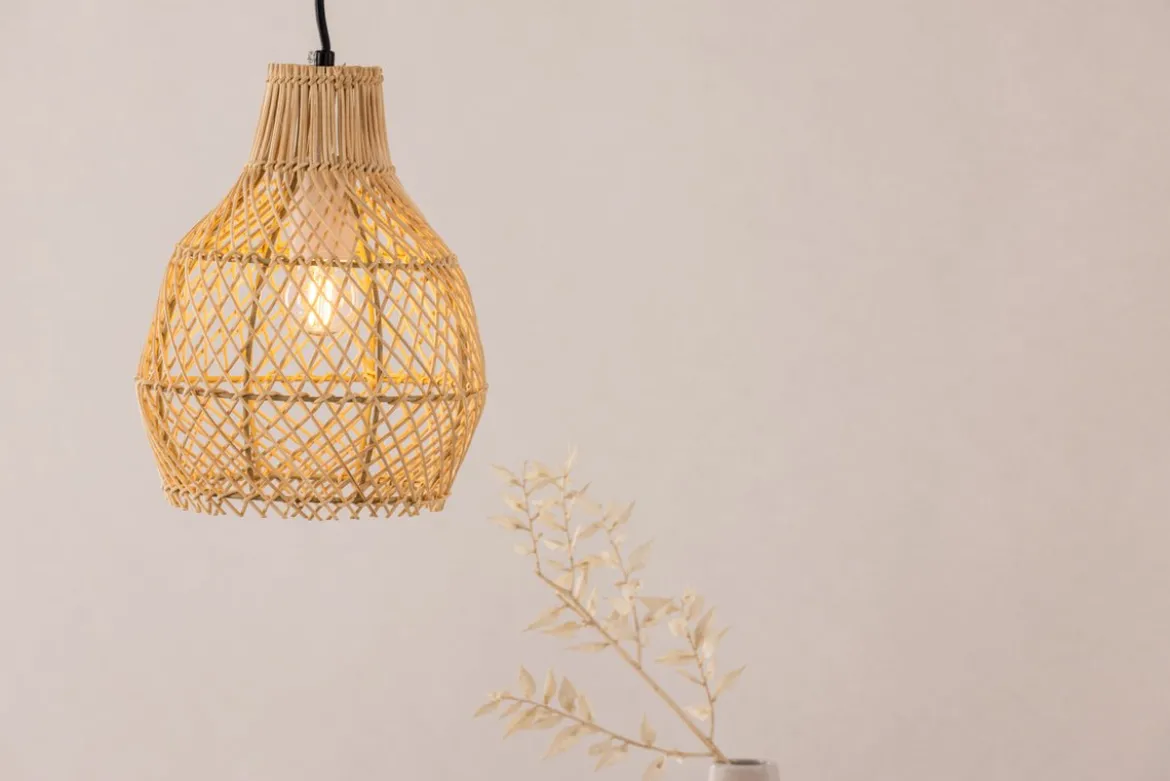 Pendelleuchte „Johannesburg “ – Aus Rattan in Naturoptik