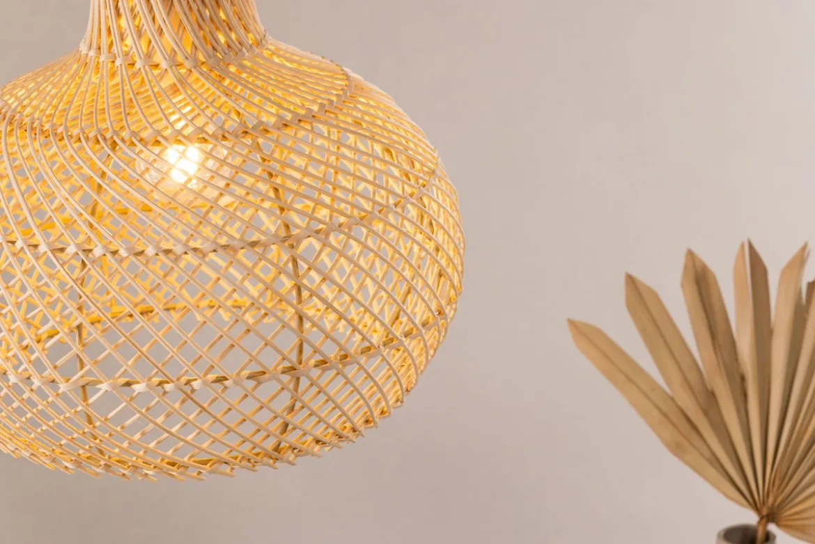 Pendelleuchte „Johannesburg “ – Aus Rattan in Naturoptik