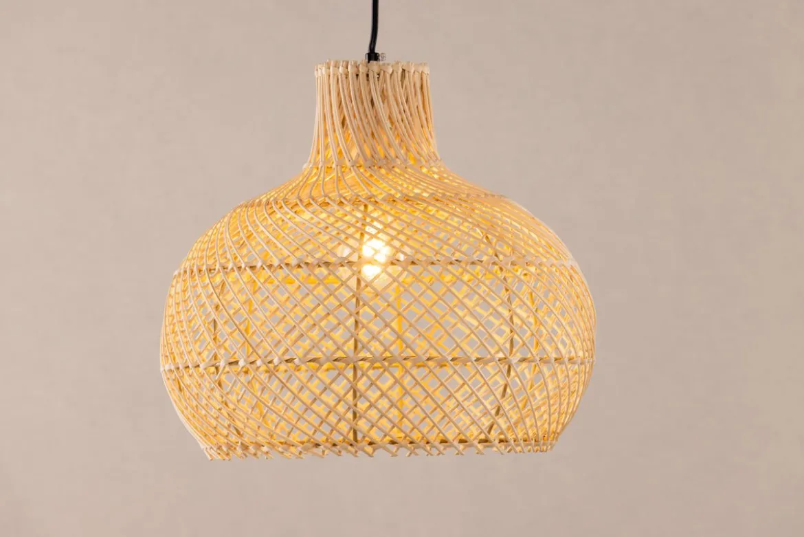 Pendelleuchte „Johannesburg “ – Aus Rattan in Naturoptik