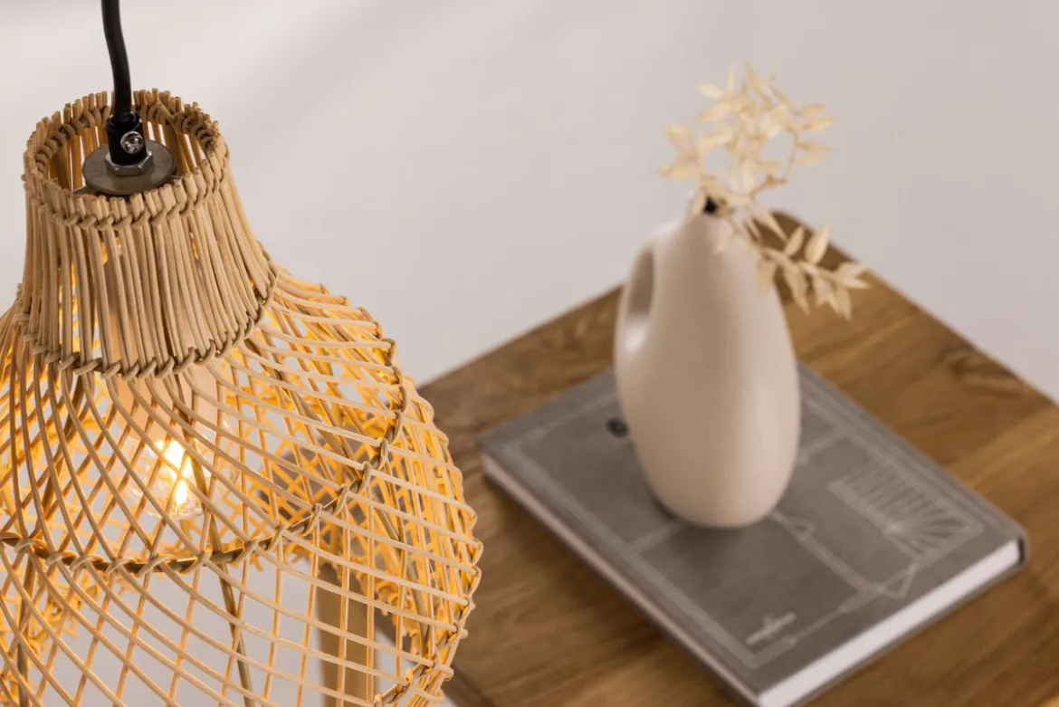 Pendelleuchte „Johannesburg “ – Aus Rattan in Naturoptik