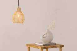 Pendelleuchte „Johannesburg “ – Aus Rattan in Naturoptik