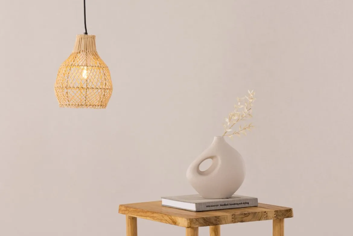 Pendelleuchte „Johannesburg “ – Aus Rattan in Naturoptik