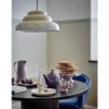 Pendelleuchte Kora – Abgerundetes Design in sanftem Naturton