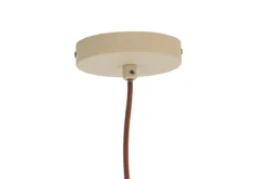 Pendelleuchte Kora – Abgerundetes Design in sanftem Naturton