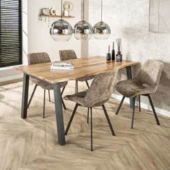 Pendelleuchte „Lumetto“ – Rauchglas mit Farbverlauf und Metallarmatur