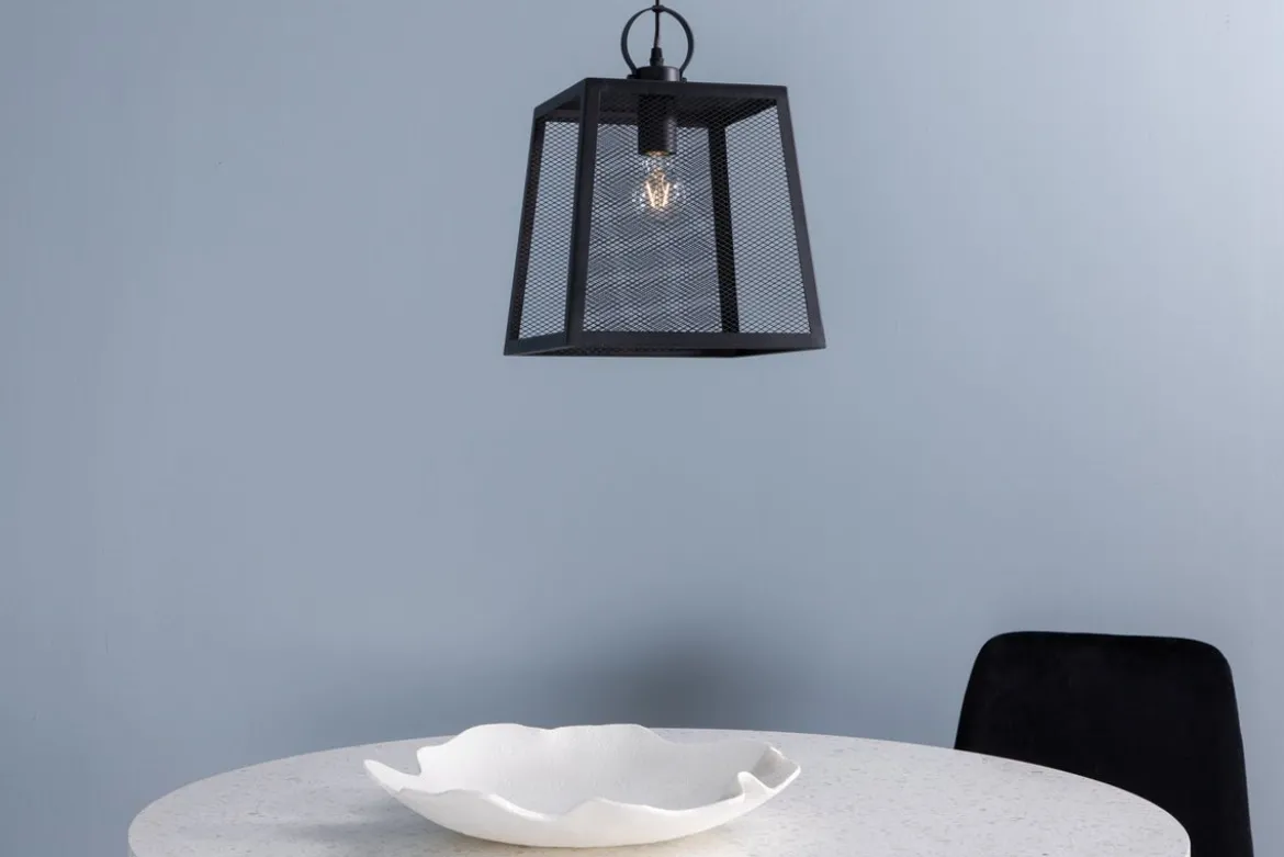 Pendelleuchte „Mburu" – Stilvoll und elegant mit Gittermuster an 2 Seiten