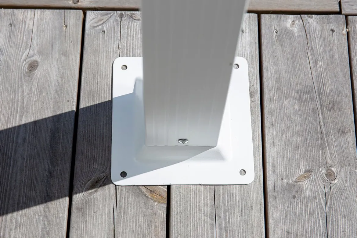 Pergola Solyx - mit weißem Polyesterdach