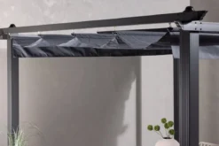 Pergola Sora - mit grauem Polyesterdach