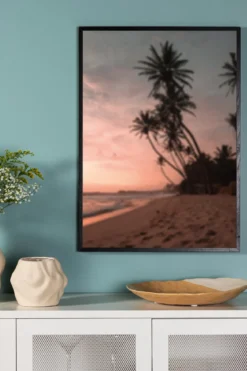 Poster Beach aus hochwertigem Papier
