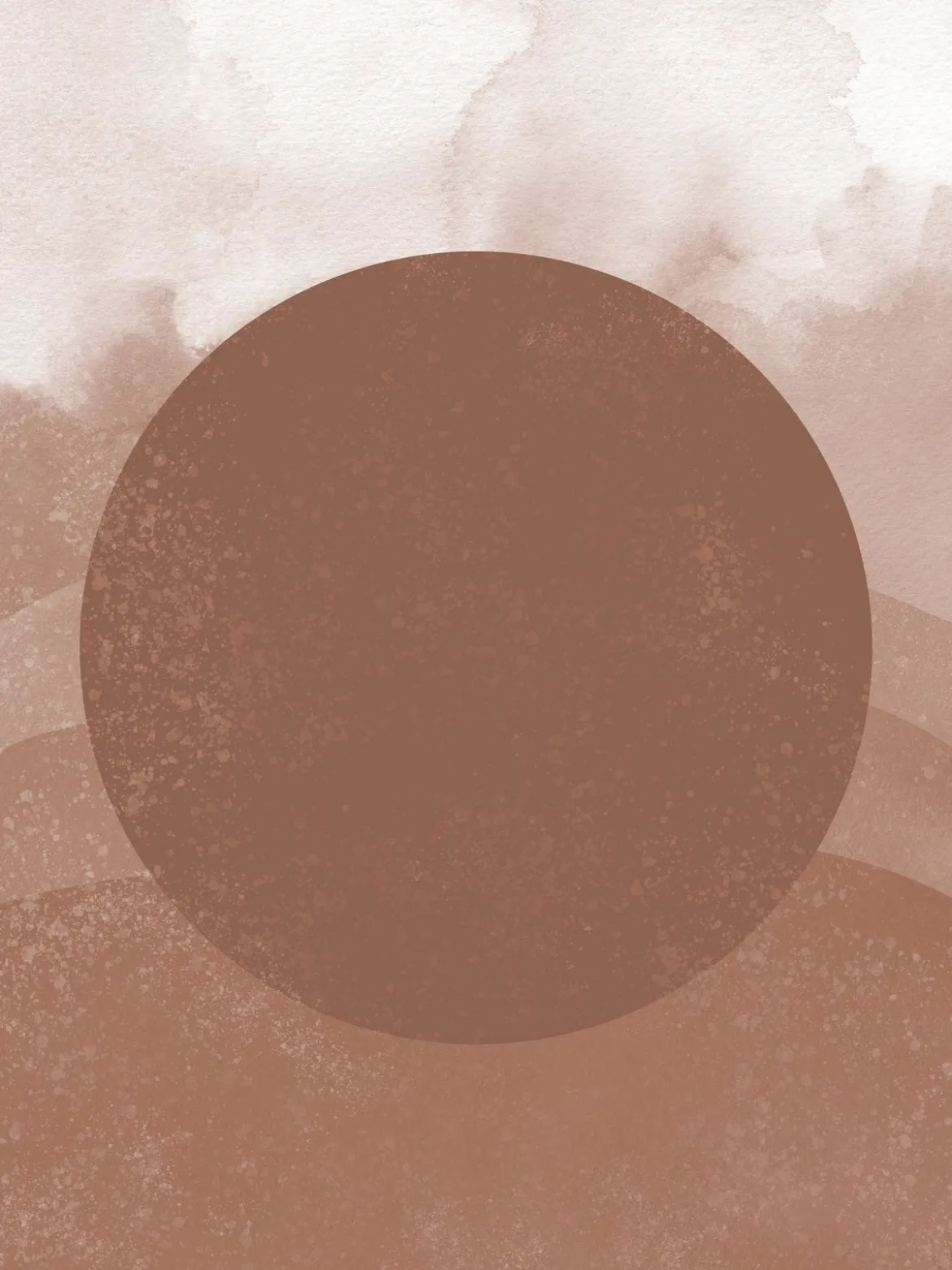 Poster Concentric aus hochwertigem Papier