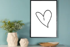 Poster Einfach Liebe aus hochwertigem Papier