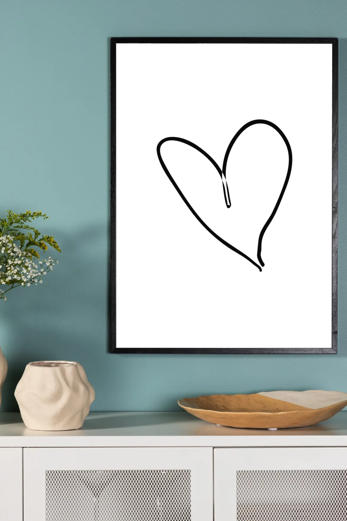 Poster Einfach Liebe aus hochwertigem Papier