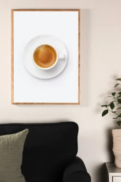 Poster Espresso aus hochwertigem Papier