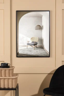 Poster Fluffy Chair aus hochwertigem Papier