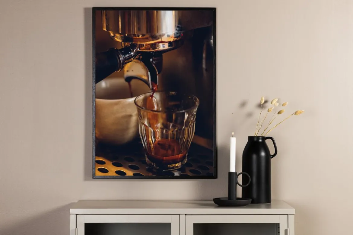 Poster Kaffeekunst aus hochwertigem Papier