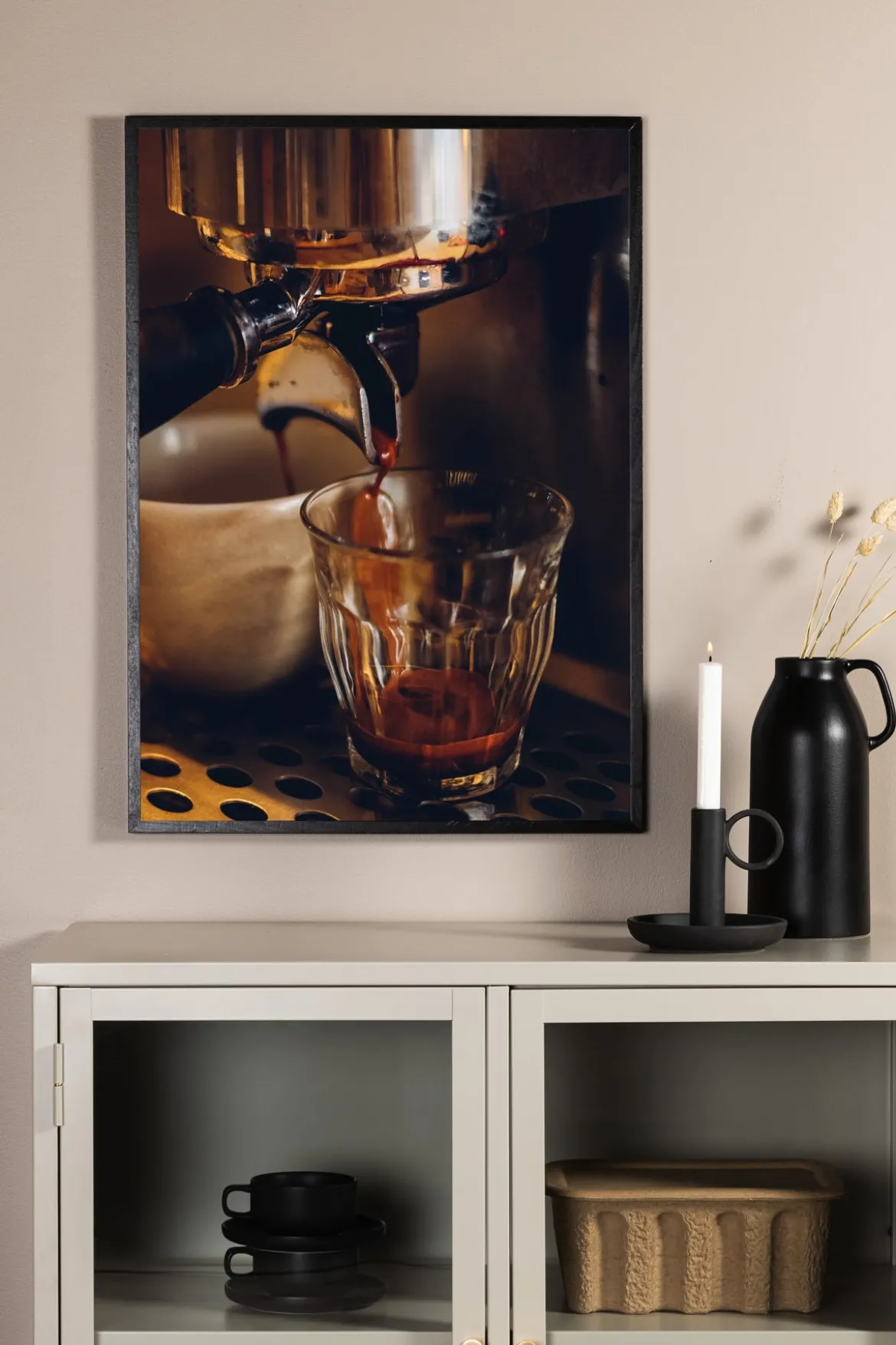 Poster Kaffeekunst aus hochwertigem Papier