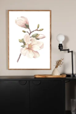 Poster Kirschblüte aus hochwertigem Papier
