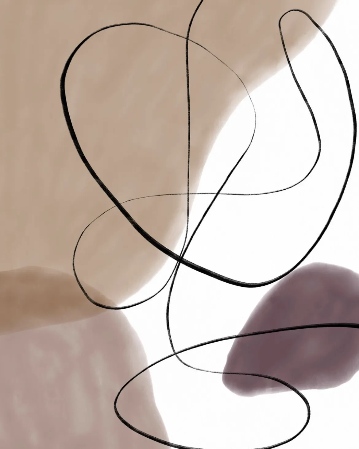 Poster Swirl aus hochwertigem Papier