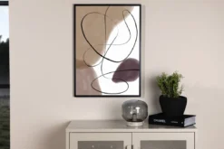 Poster Swirl aus hochwertigem Papier