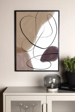 Poster Swirl aus hochwertigem Papier