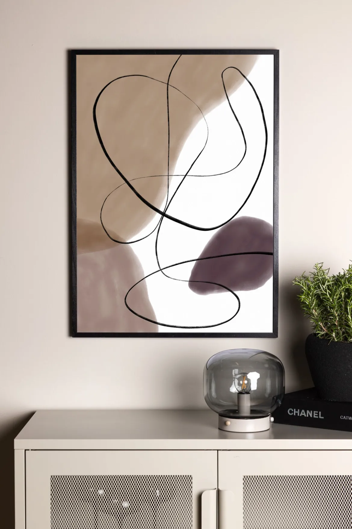 Poster Swirl aus hochwertigem Papier