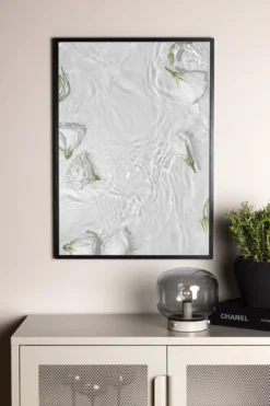Poster Wasserspiel aus hochwertigem Papier