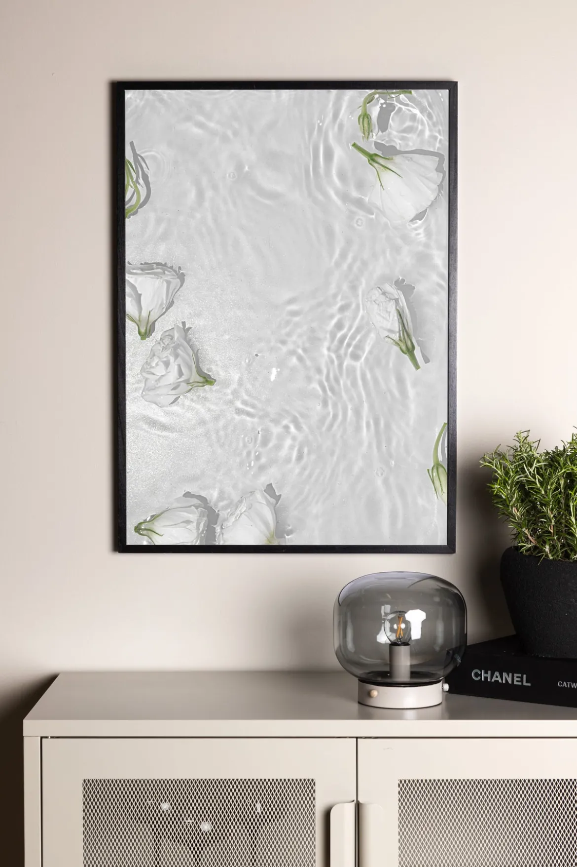 Poster Wasserspiel aus hochwertigem Papier