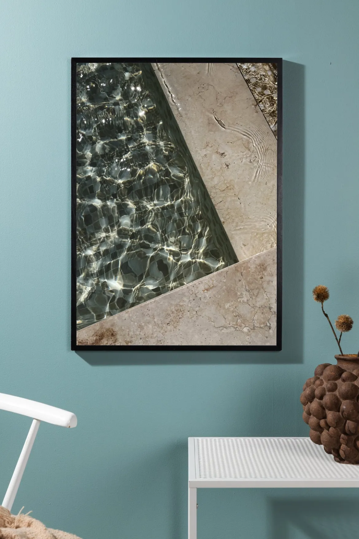 Poster Wasserspiel aus hochwertigem Papier