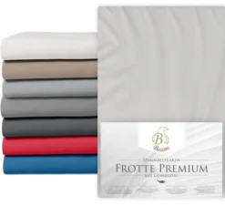 Premium Boxspring Bettlaken Frotte