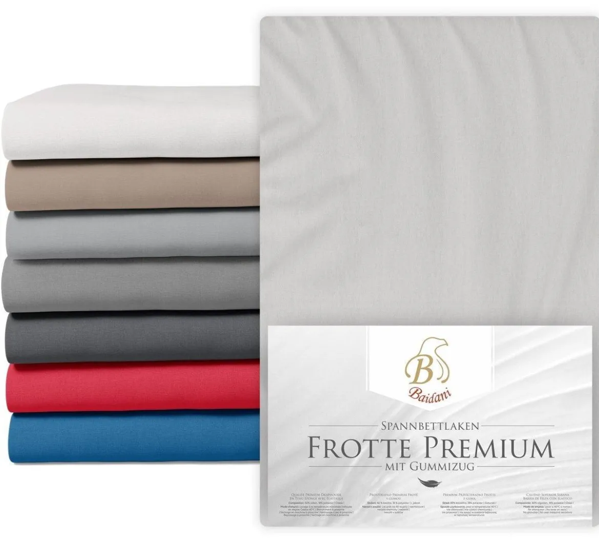 Premium Boxspring Bettlaken Frotte