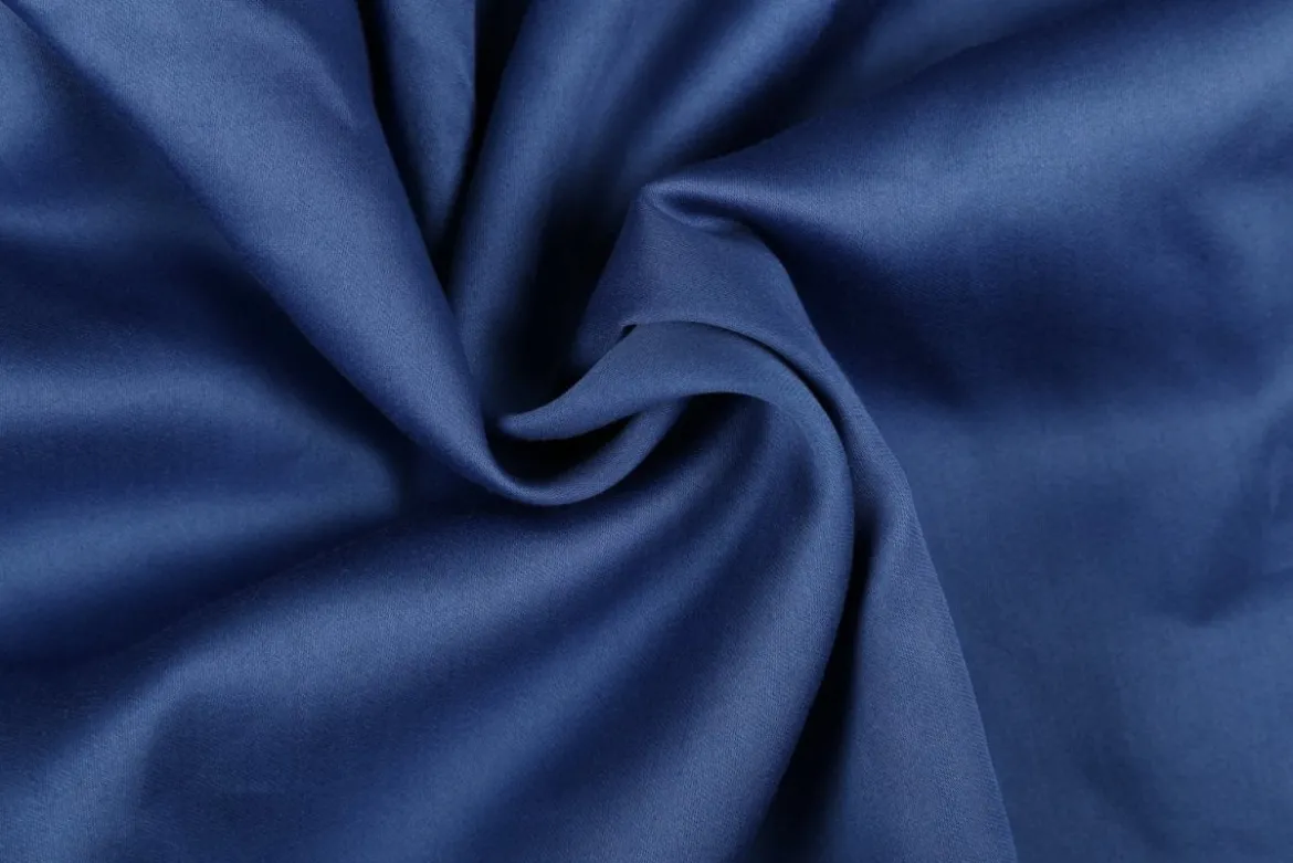 Premium Satin Bettwäsche Set Dunkelblau