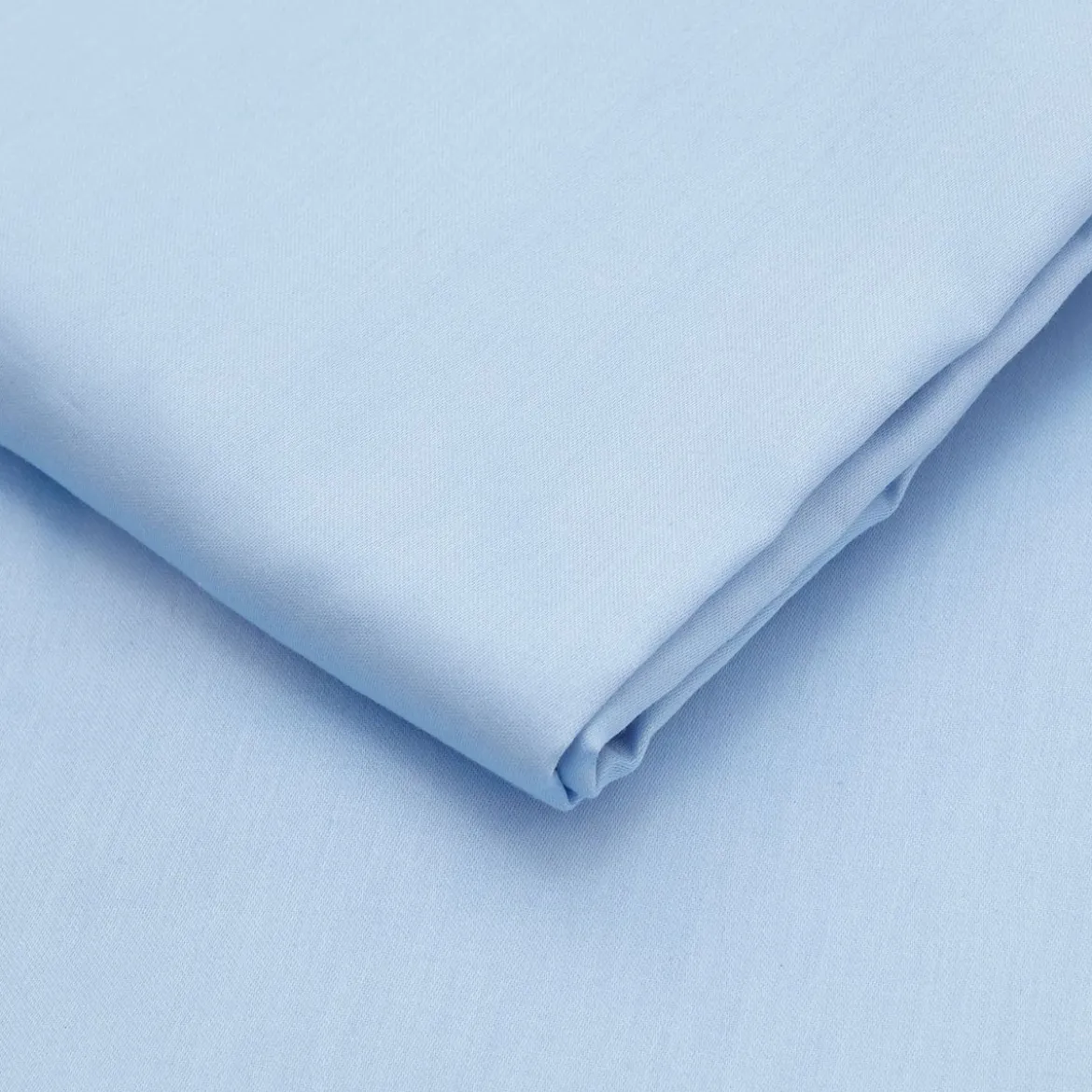 Premium Satin Bettwäsche Set Hellblau
