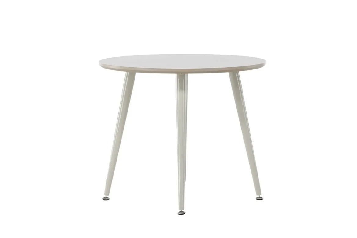 Runder Kindertisch NILO – Skandinavisches Design in Beige