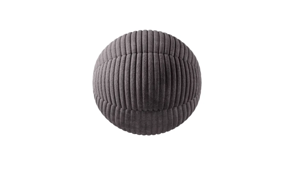 Rundes Zierkissen Sphere ⌀35 cm aus Cord