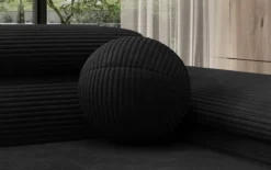 Rundes Zierkissen Sphere ⌀35 cm aus Cord