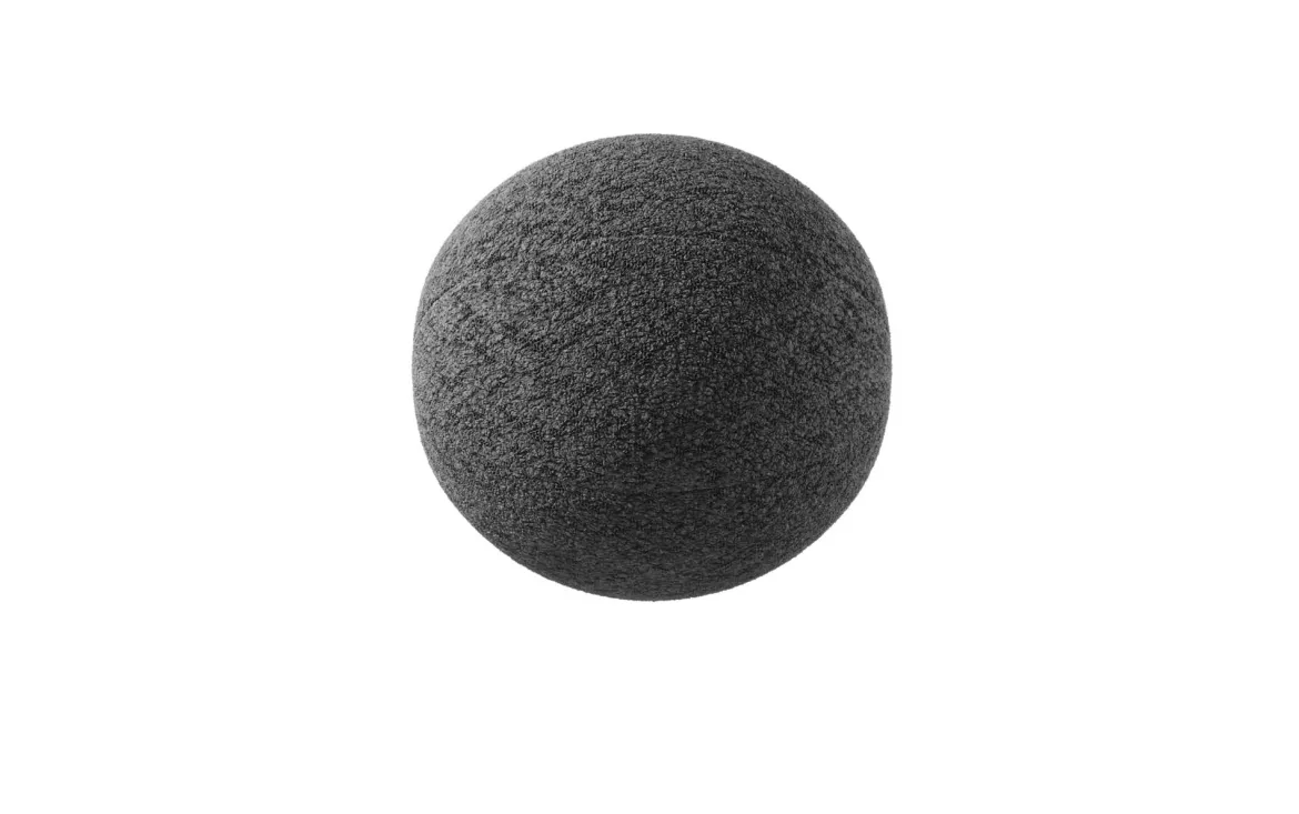 Rundes Zierkissen Sphere ⌀35 cm aus Bouclé