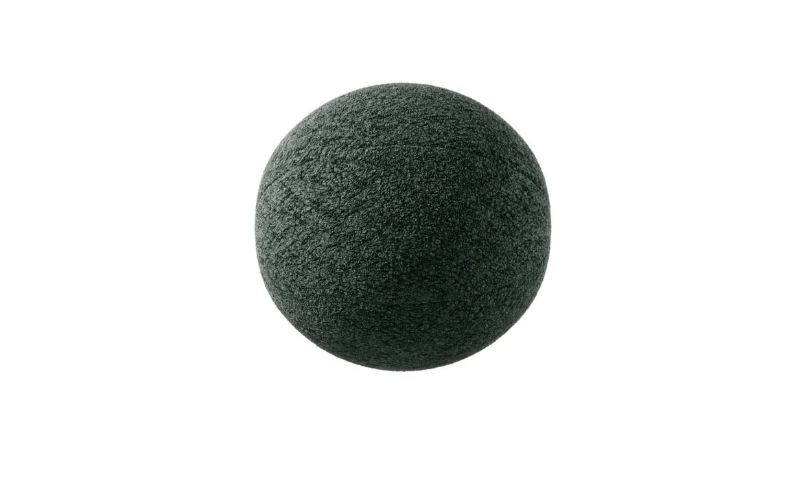 Rundes Zierkissen Sphere ⌀35 cm aus Bouclé