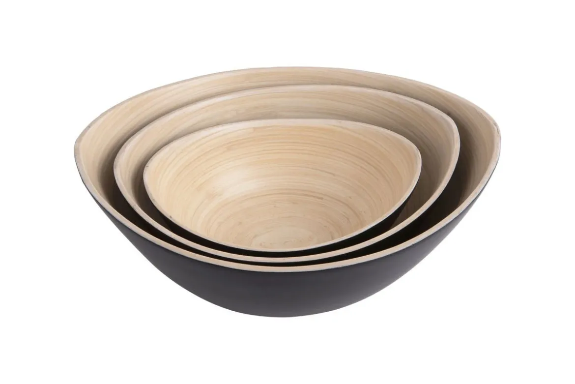 Schale Auralis – gefertigt aus Bamboo (3er Set)