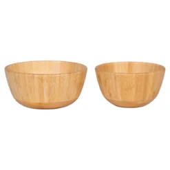 Schale „Chefalu“ – Natürliches Bambus-Set (2-tlg.)