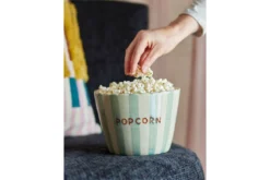 Schale Cine – handbemalte Popcorn-Schale aus Steingut