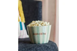 Schale Cine – handbemalte Popcorn-Schale aus Steingut