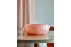 Schale Marli – handgefertigte Glasschale in zartem Rosé